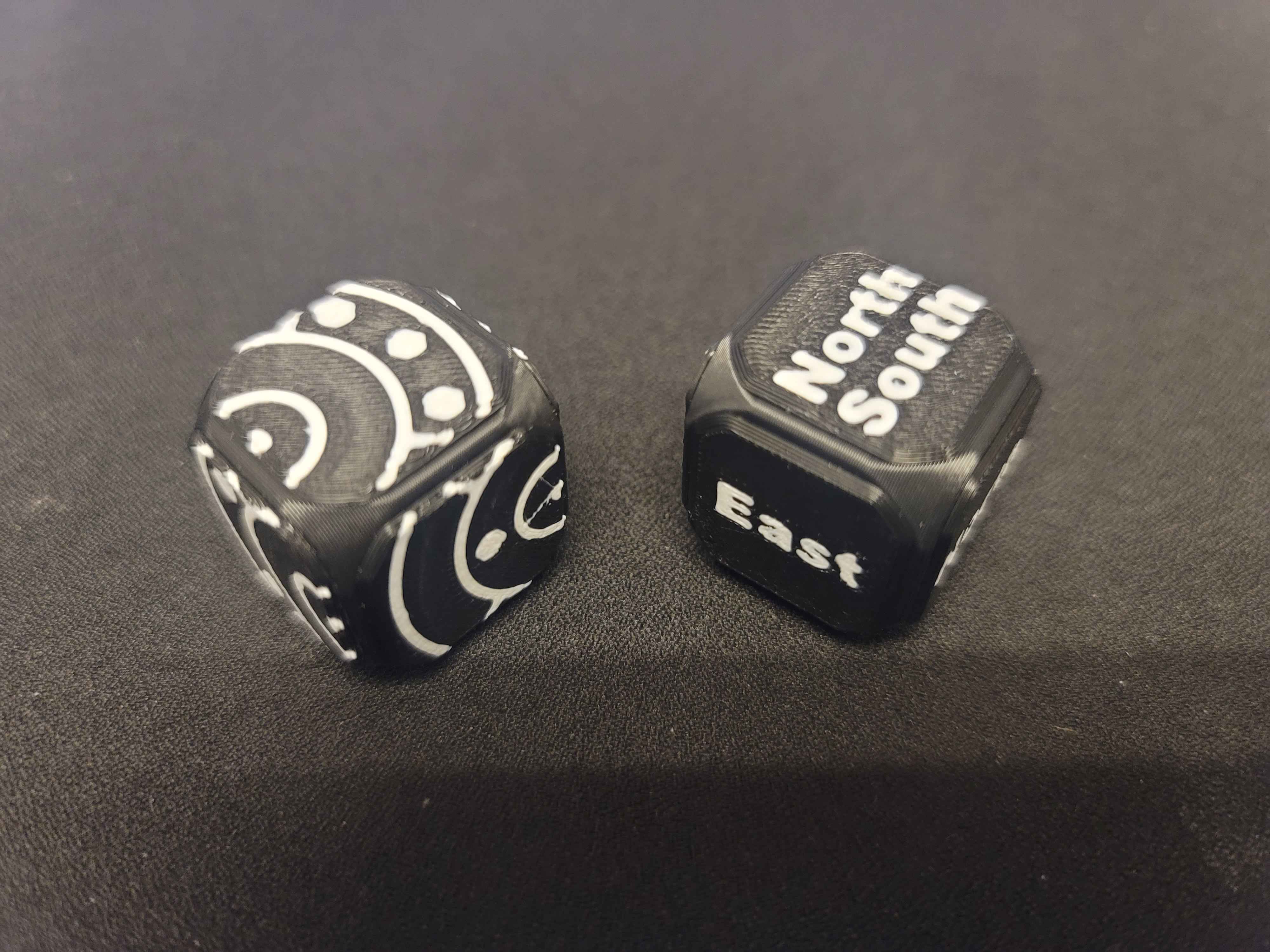 Miniatura 3 do modelo 3D Dice with Customizable Faces