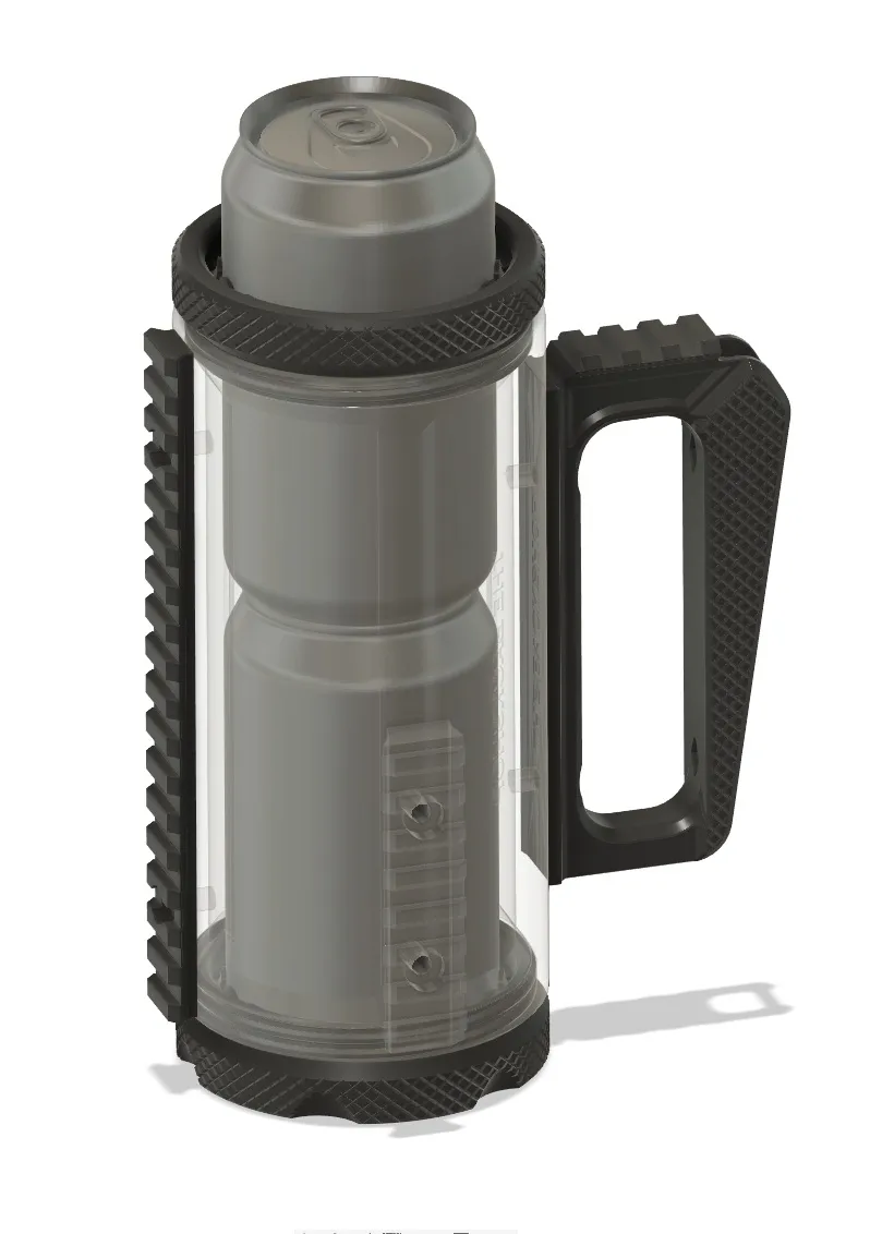 Quick-Reload Tactical Two Can Koozie - Free 3D Print Model - MakerWorld