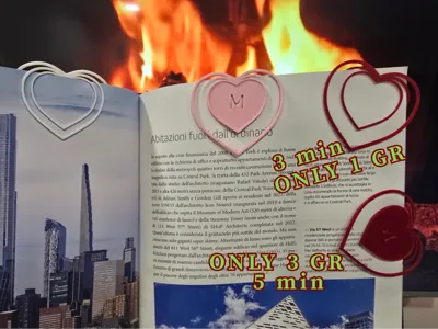 Heart Bookmark - Heart Paperclip