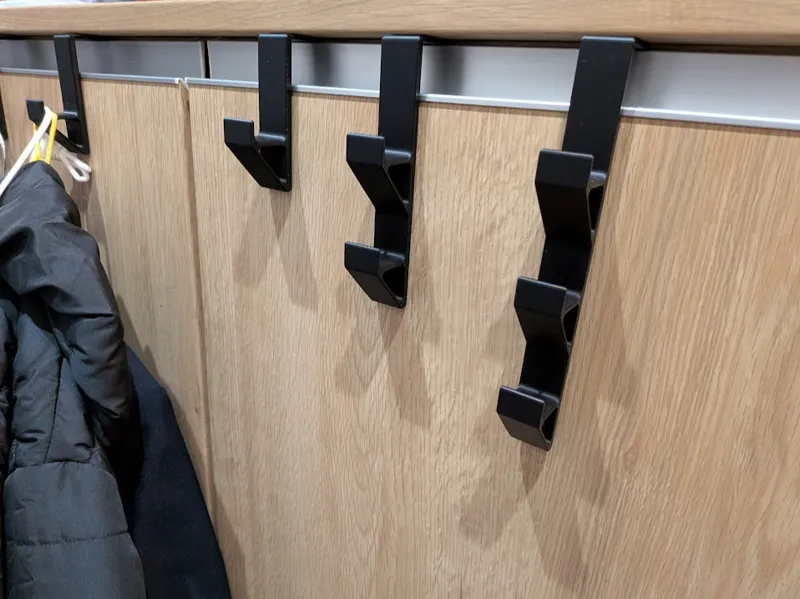 Sturdy Door Hook set 22mm 25mm