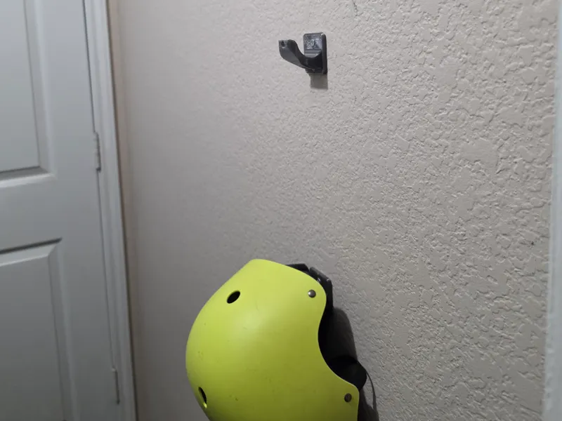 Multi-Textured Heavy Duty Wall Hook / Helmet Mount