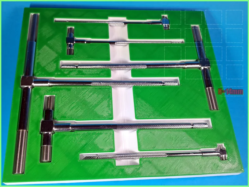 Gridfinity Telescopic Gauge Set Micrometer 