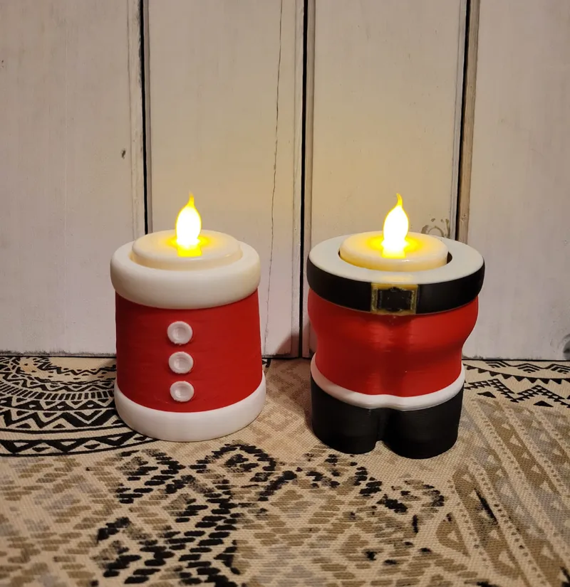 Mr & Mrs Claus T-Light holders