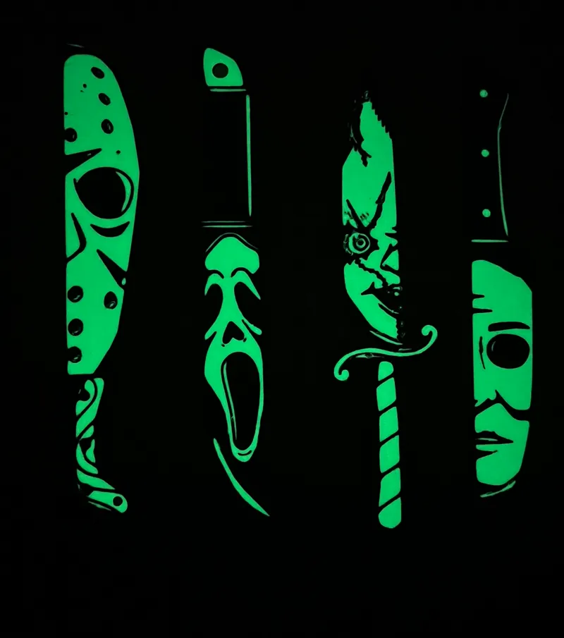 Kit of 4 Bookmark Halloween horror