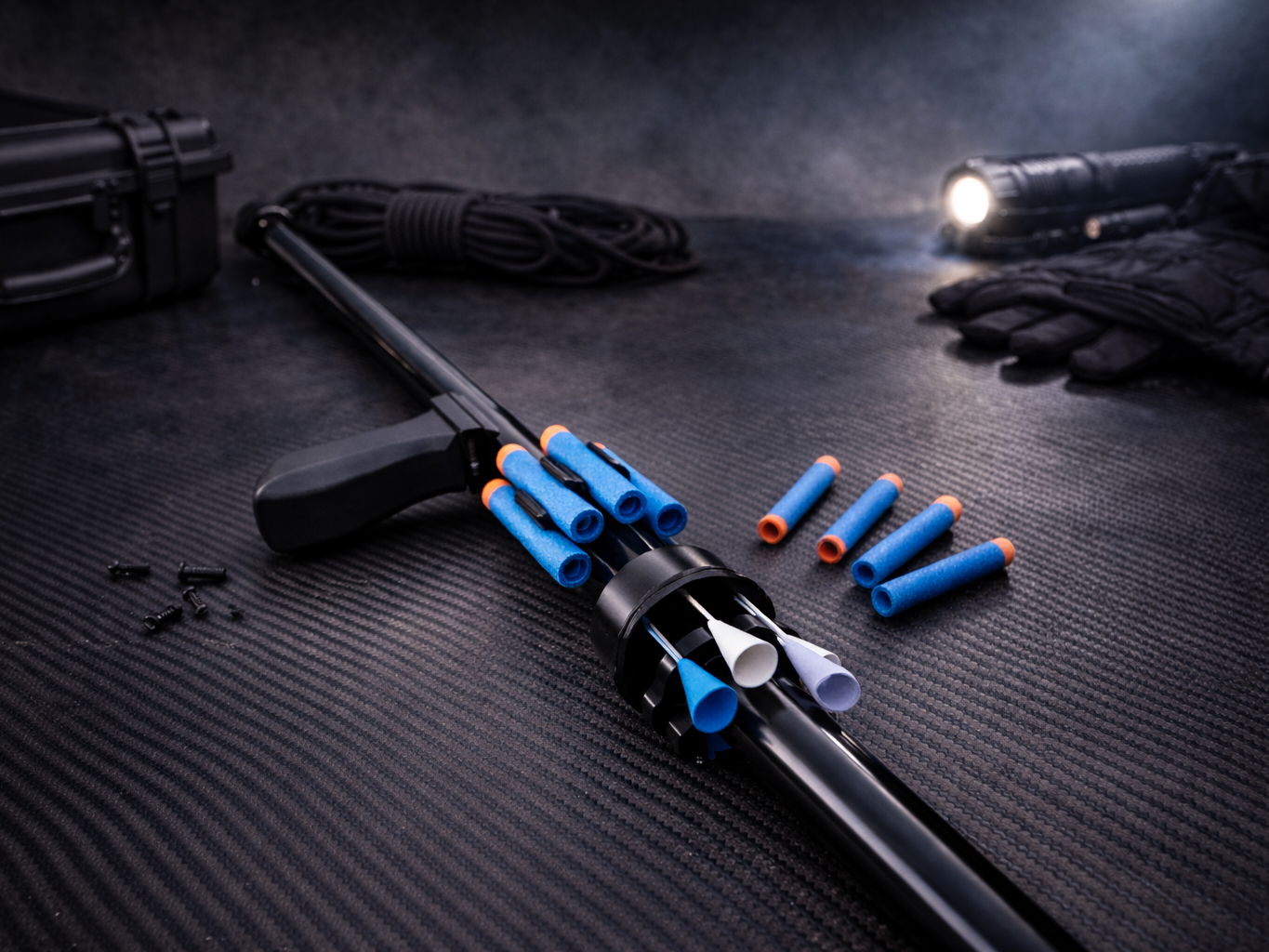 The Ultimate Modular Blowgun for NERF Darts