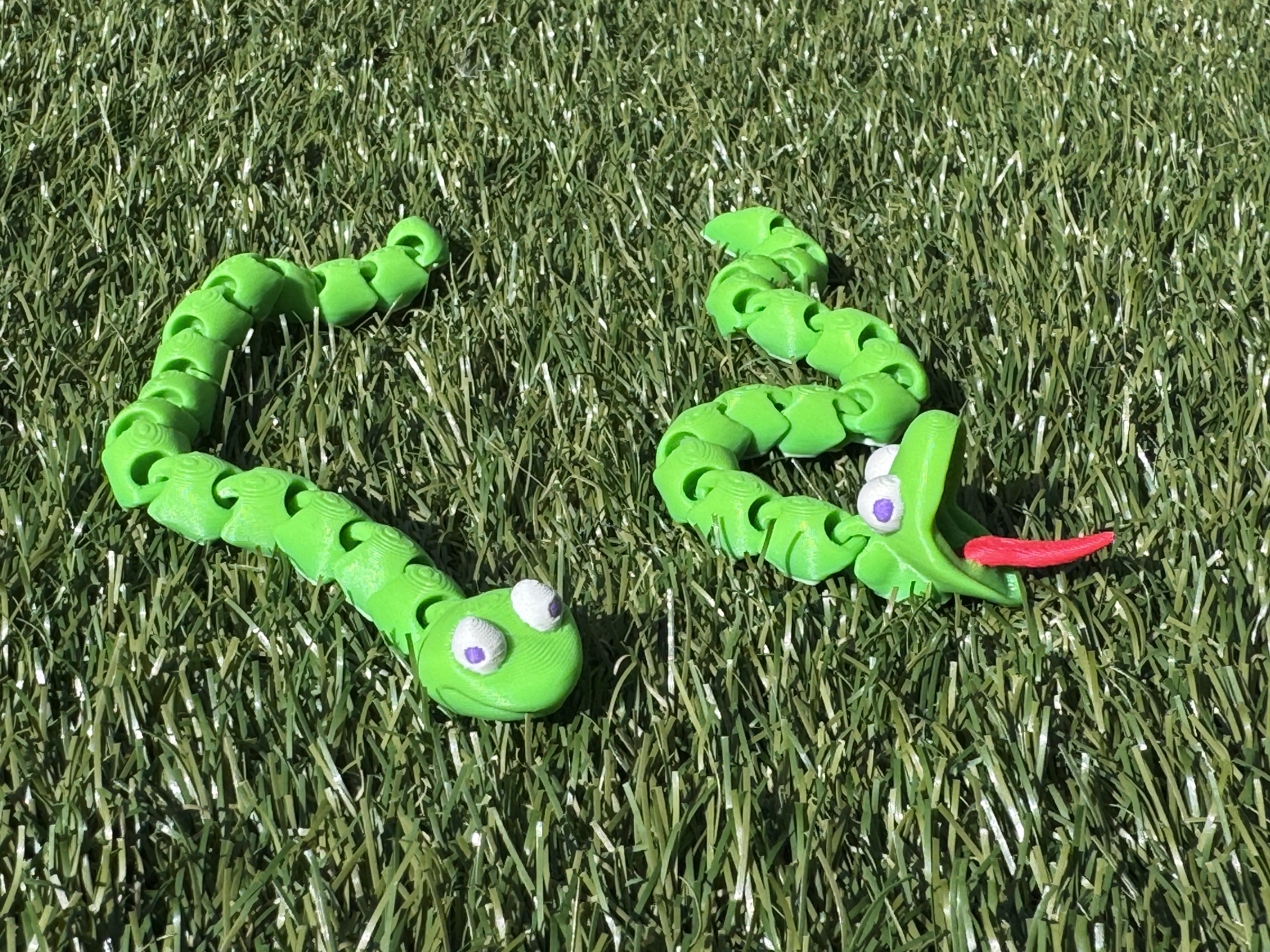 Miniatura 1 do modelo 3D Tom Lizard Flexi Snake