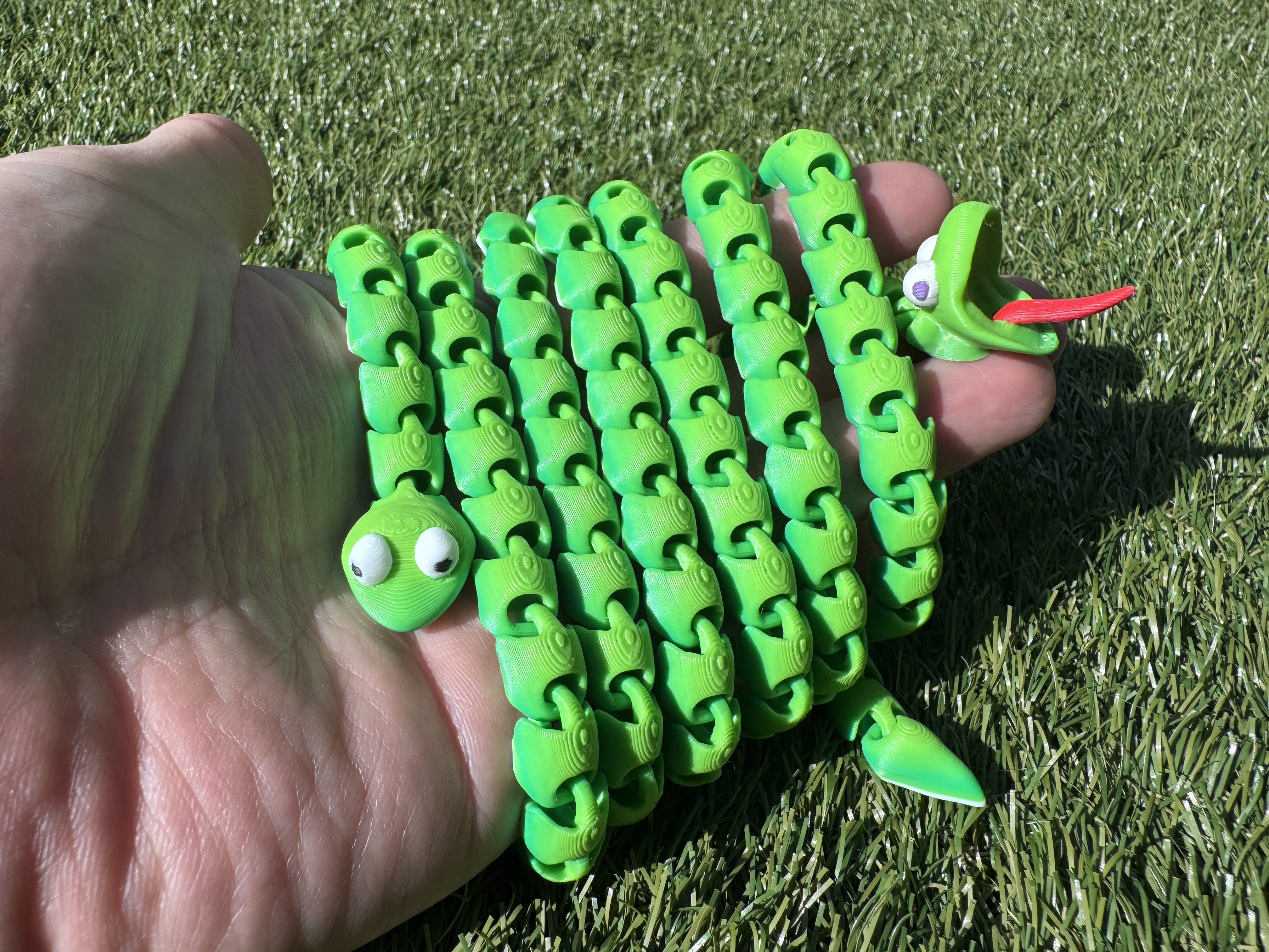 Miniatura 4 do modelo 3D Tom Lizard Flexi Snake