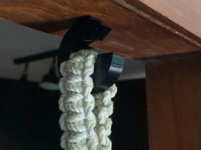 Flower Pot Ceiling Hook with one screw mount