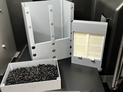 V2 X2D/P2S Air Purification System for Exhaust Air