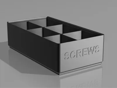 Gridfinity Stackable Screw Containers