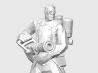 Socle 25 mm pour figurine Medic (TF2) — photo 2