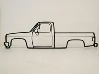 Décoration murale 2D Chevrolet Squarebody K10 — photo 2