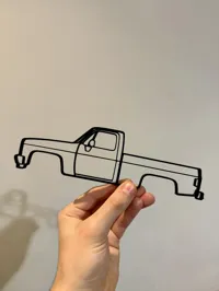 Décoration murale 2D Chevrolet Squarebody K10 — photo 3