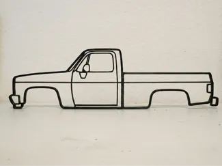 Chevrolet Squarebody 2D Wall Art K10