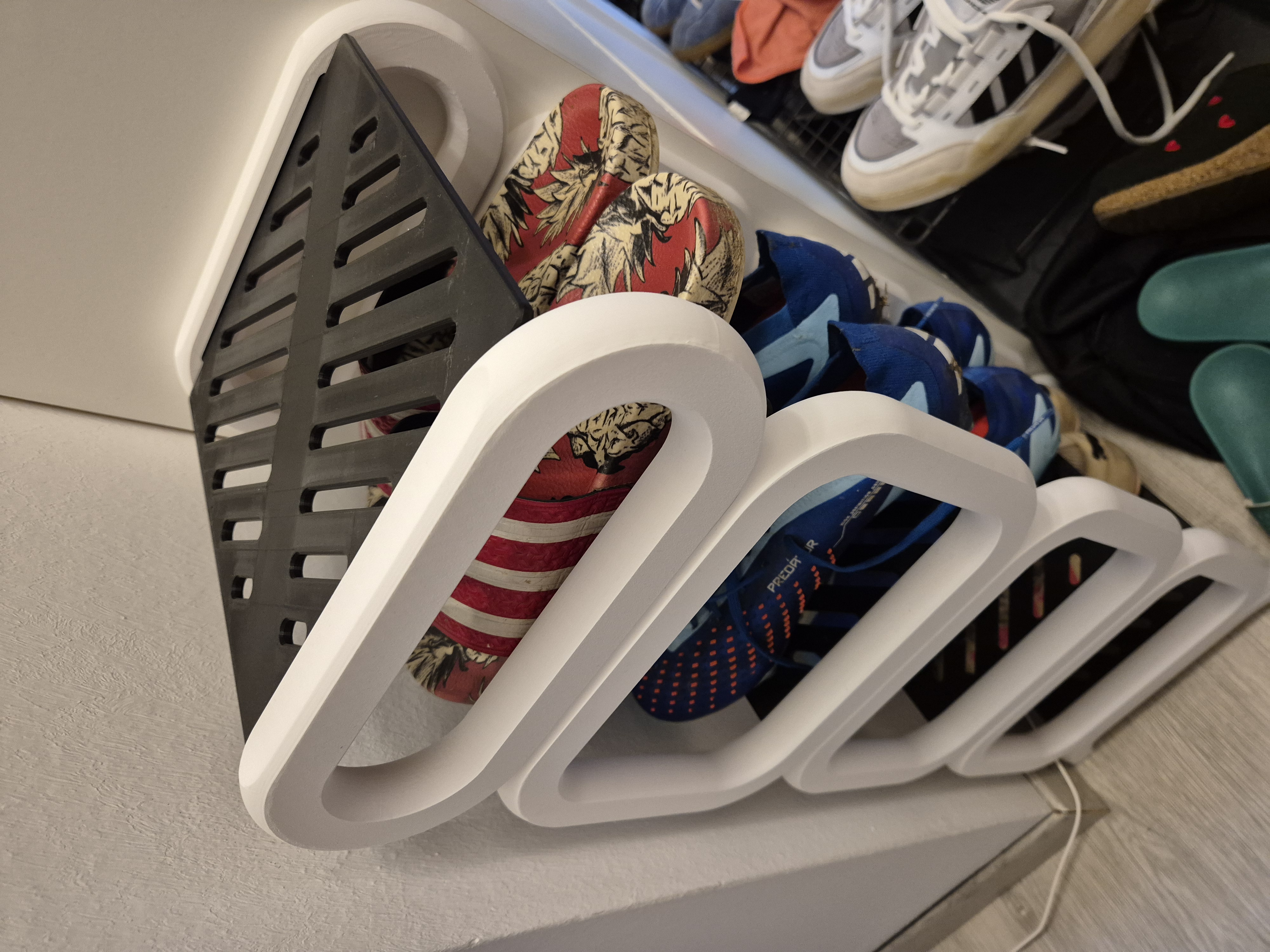 Miniatura 4 do modelo 3D Shoe Rack Stackable