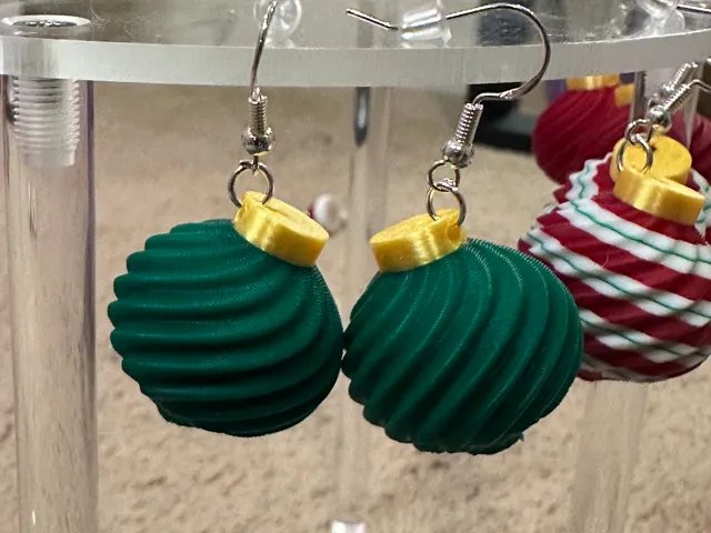Christmas Ornament Earrings