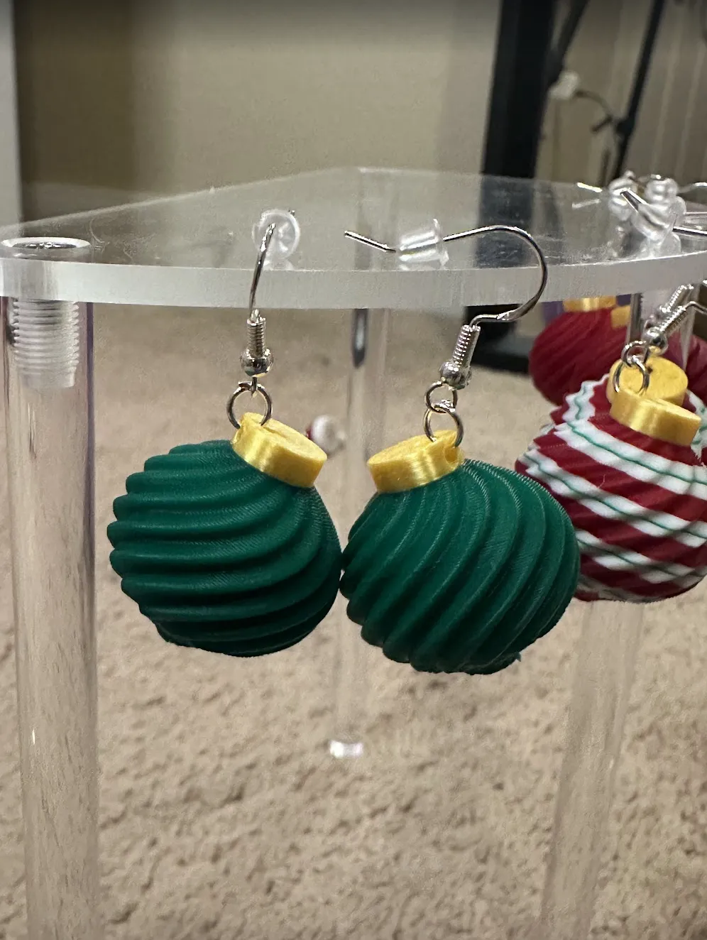 Christmas Ornament Earrings view 4