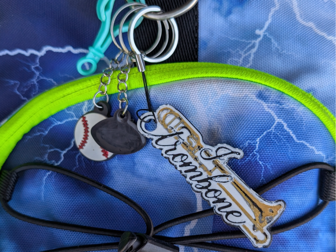 Miniatura 1 do modelo 3D "I trombone" keychain
