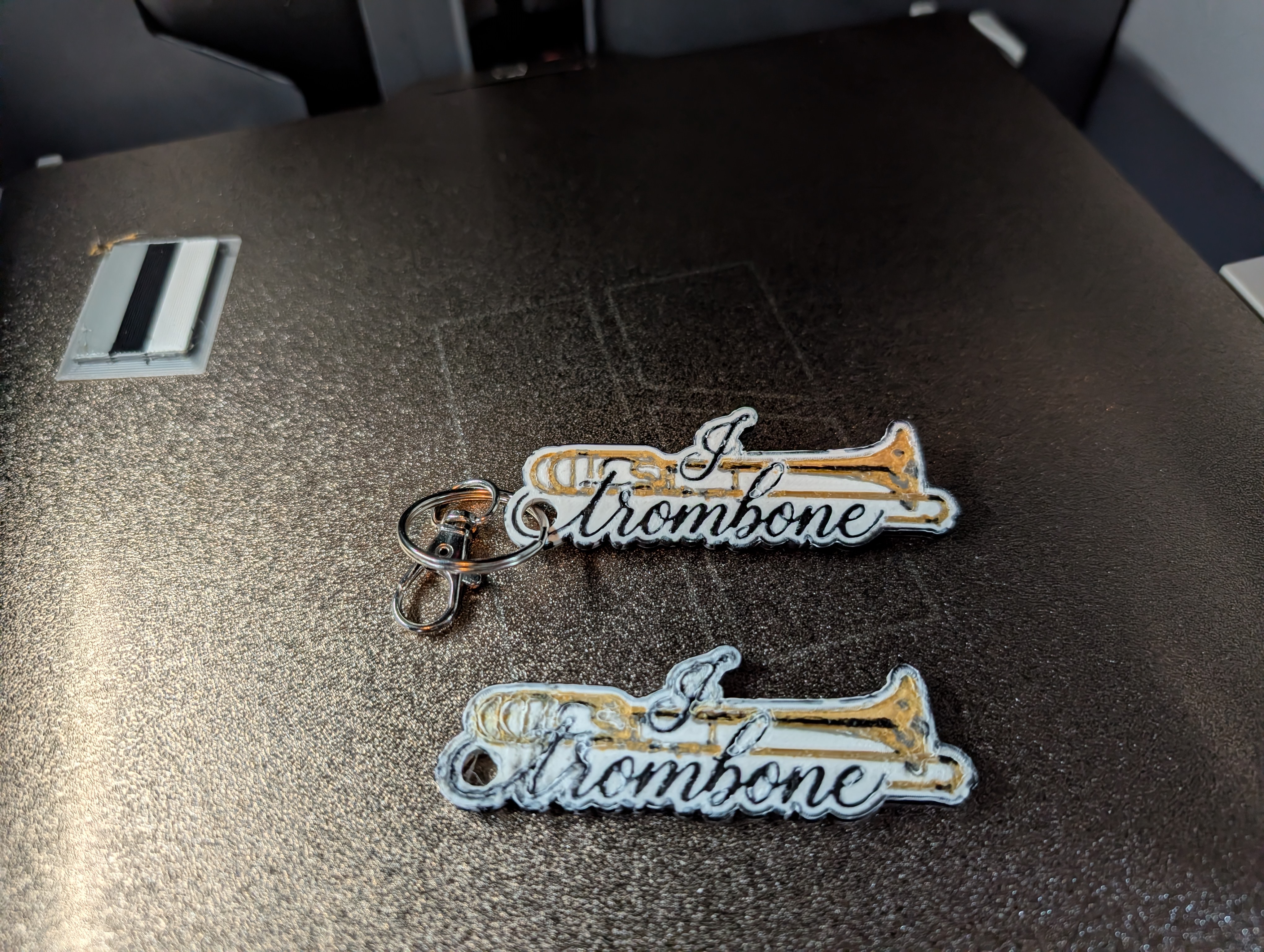 Miniatura 2 do modelo 3D "I trombone" keychain