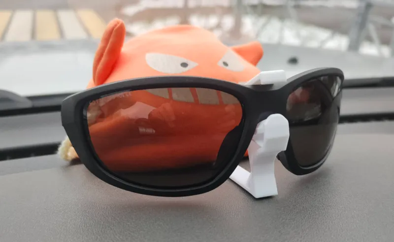Car sunglasses holder