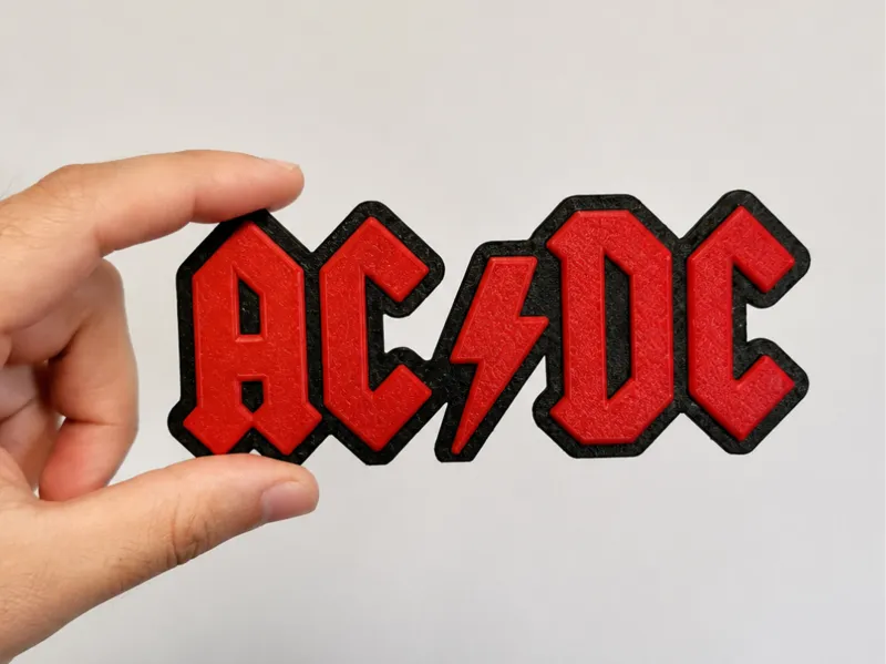 AC/DC Logo Plaque