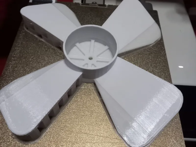 Hélice de 4 Pás Refrigerador–Reposição em PETG
