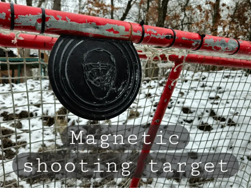 magnetic shooting target