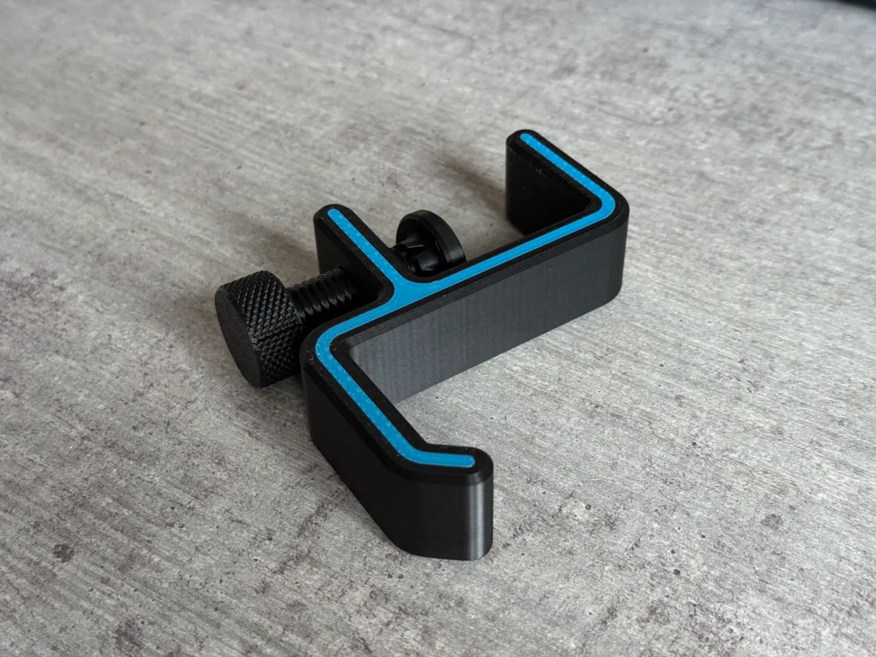 Simple Headphone Hook dual color view 2