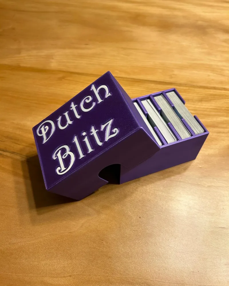 Dutch Blitz Card game Box Storage