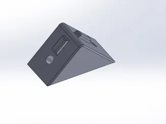Corner connection for aluminium extruded profile