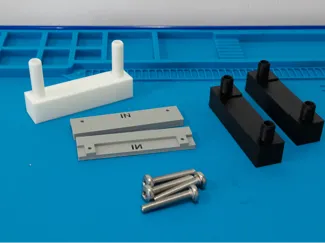 Adapter for SkiDoo LinQ on a Rev snowmobile