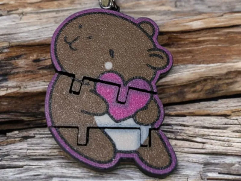 Capybara love porte cle