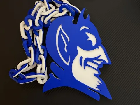 Duke Blue Devils Oversized Hype Chain V.2
