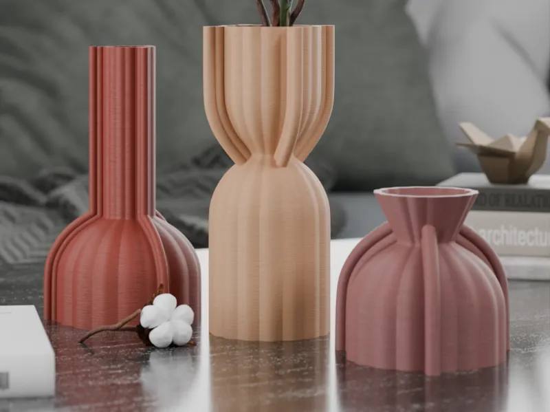 Tube Shape Vases