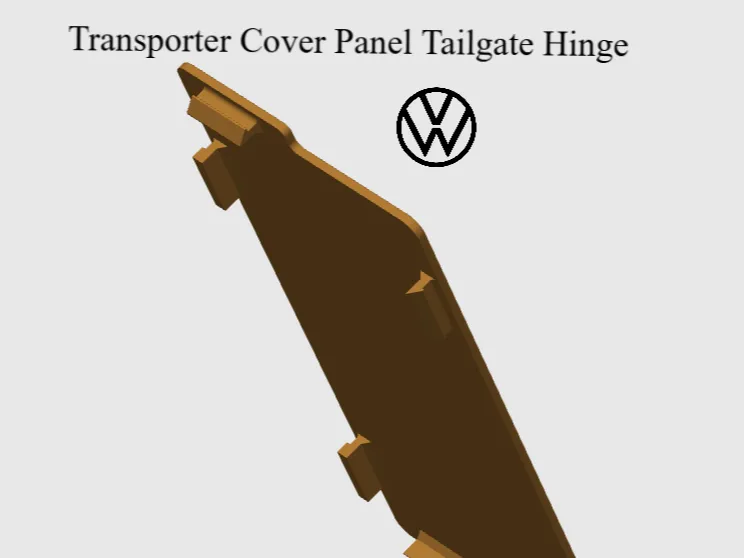 Transporter T5 and T6  Tailgate Hinge cover panel
