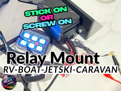 6 Gang LED Control Panel Mount Marine Boat RV 4WD