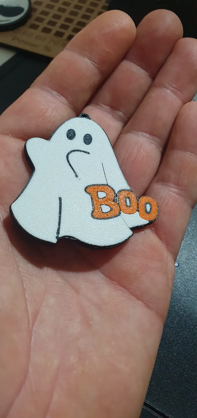 Ghost boo keychan
