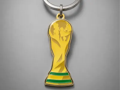 World Cup Trophy Keychain