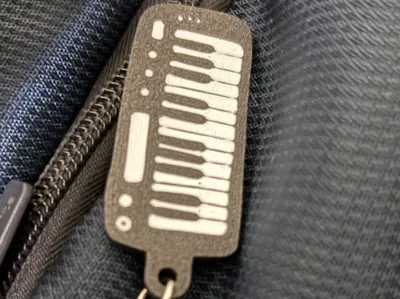 Fun Keyboard (Synthesizer) Keychain