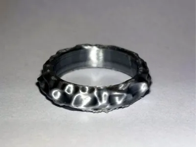 Organic Textured Ring – Sculpted Natural Form