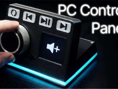 PC control panel - transparent white