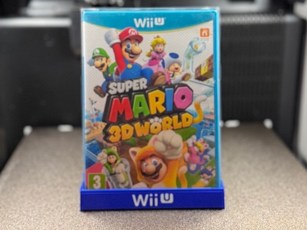 Nintendo Wii U Game Display Stand Blue Edition