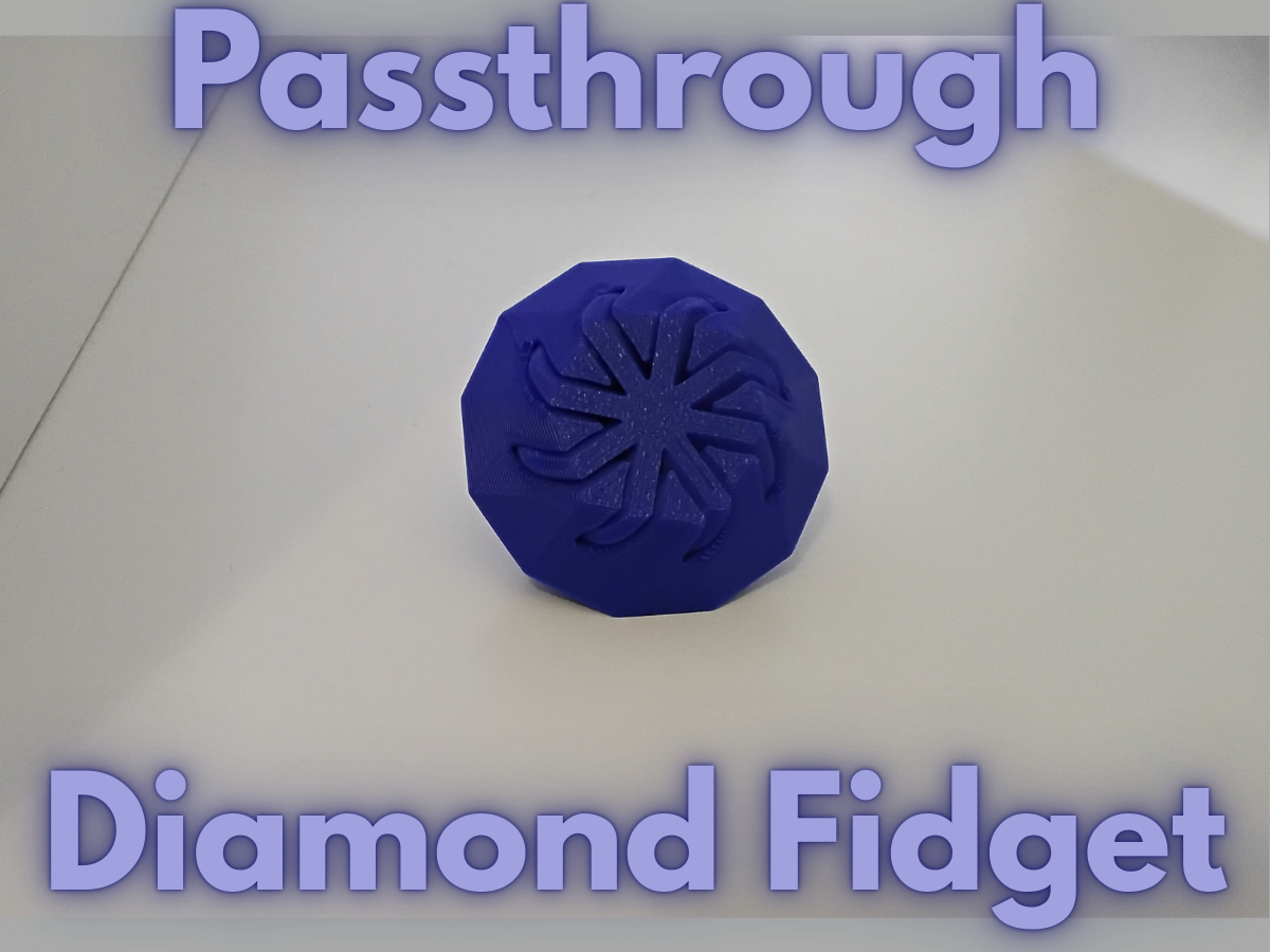 Diamond Spiral Passthrough Fidget