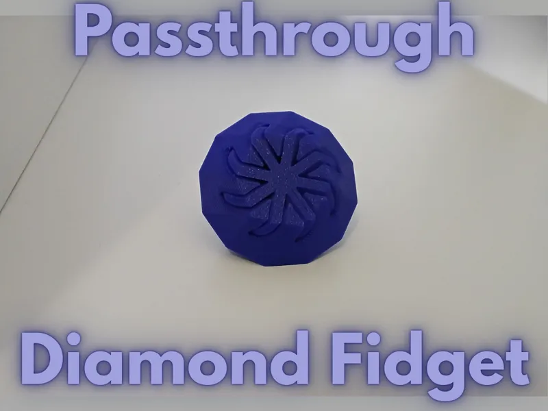 Diamond Spiral Passthrough Fidget