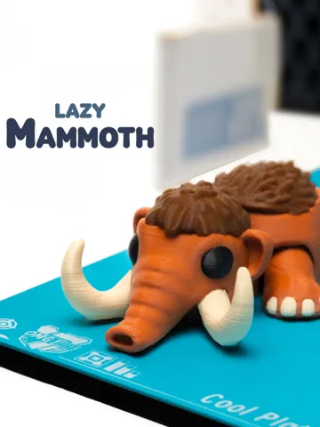 Letrero o emblema decorativo: Flexi Lazy Mammoth — vista de referencia 2
