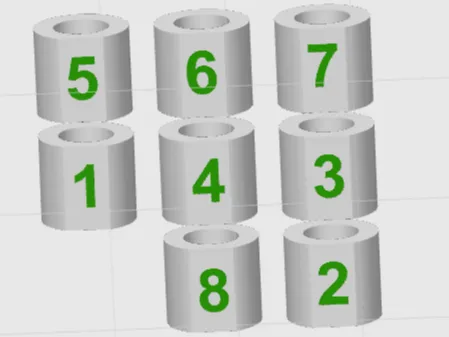 PTFE Tube Labels (Modified 4-8 Added)