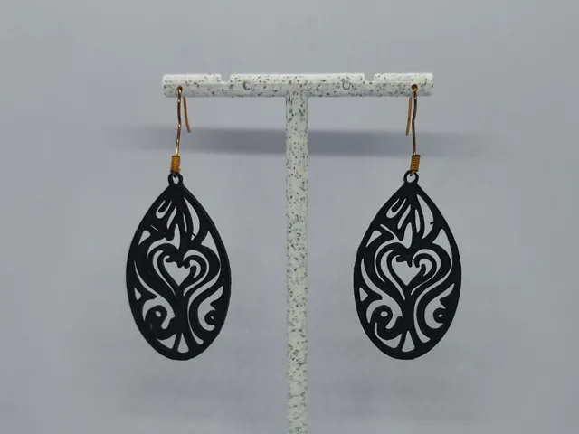 Aretes Ornamento de Corazón