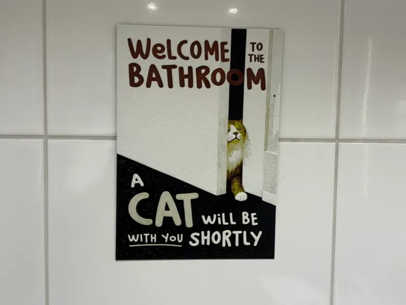 Welcome to the bathroom