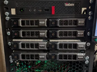 Hot-Swappable 3.5"HDD 6/8/10 Bay for 10"Rack + fan