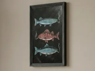 Smoking fish / Hueforge/ Displate / Artwork